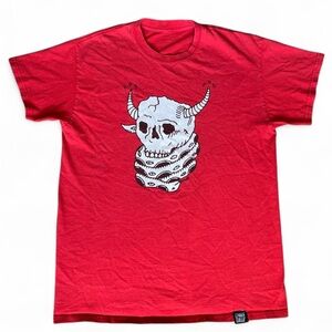 Devil Snake Skull Graphic Tee